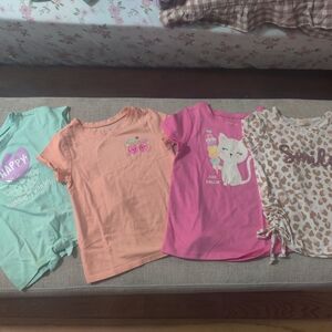 Garanimals Pink & Leopard Print Girls Tees